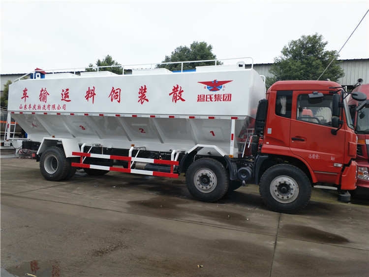 雙鴨山市東風(fēng)天龍20噸散裝飼料車4S店 專業(yè)汽車經(jīng)銷商服務(wù)農(nóng)業(yè)運輸